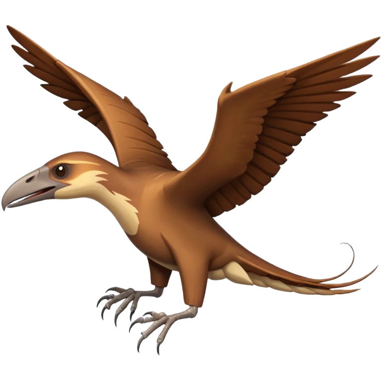 make a pterodactyl emoji