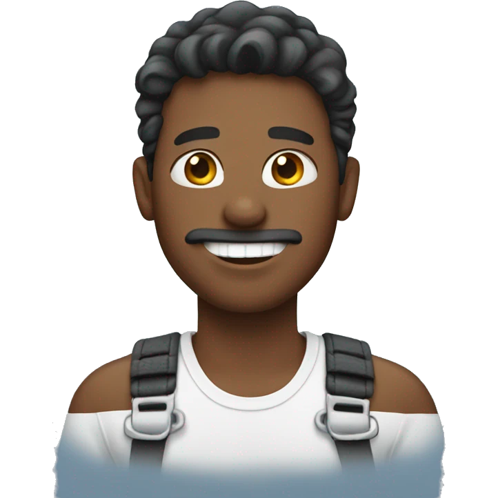 man with braces emoji