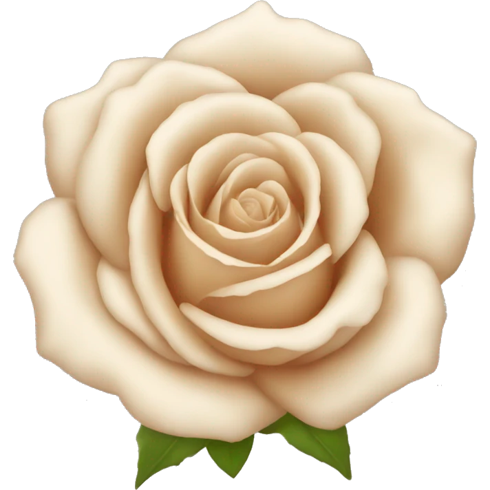 beige rose emoji