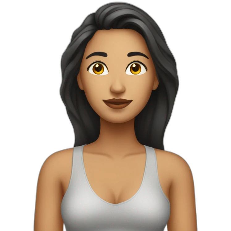 mujer blanca hombre latino emoji