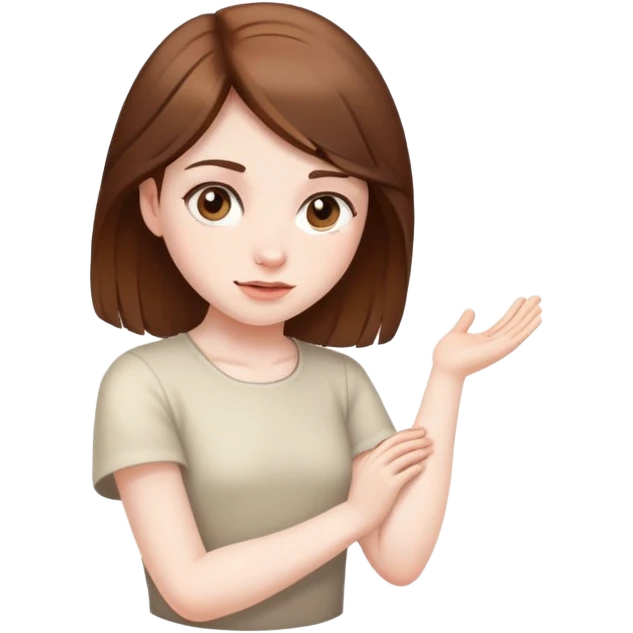 girl elbow  emoji