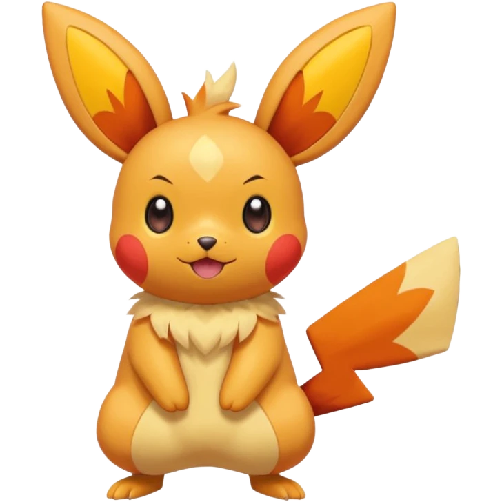 Plusle-Pichu-Victini-fusion, full body emoji