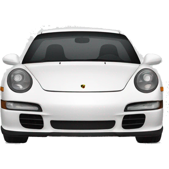 Porsche white Cayenee emoji