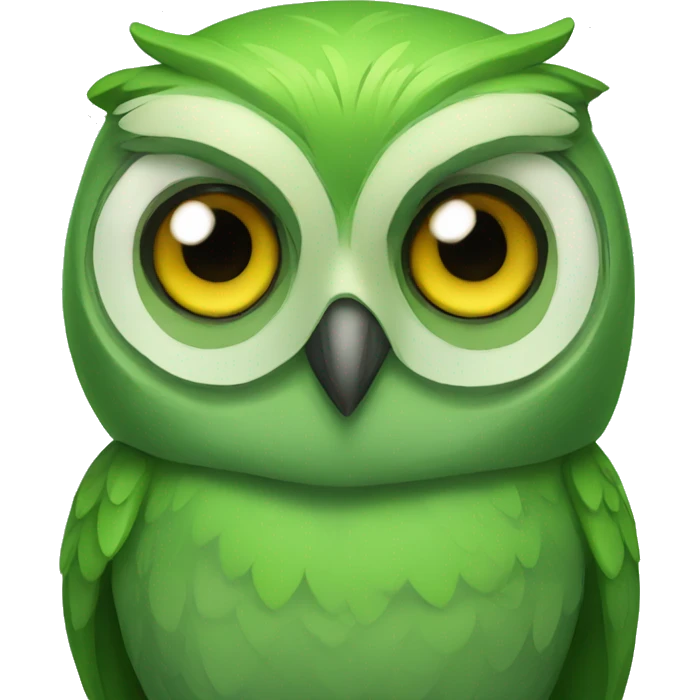 green owl emoji