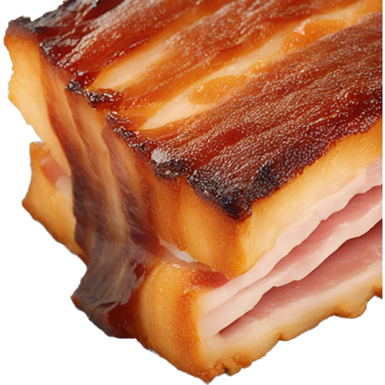 crispy pork belly slice emoji