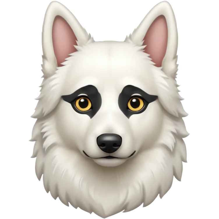 White shepherd dog emoji