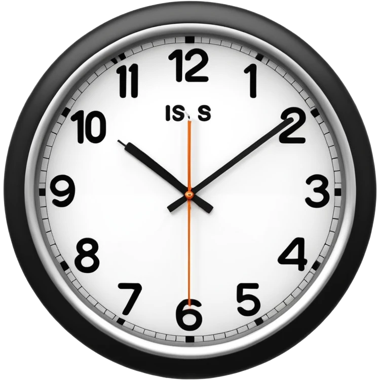 wall clock showing 10 am emoji