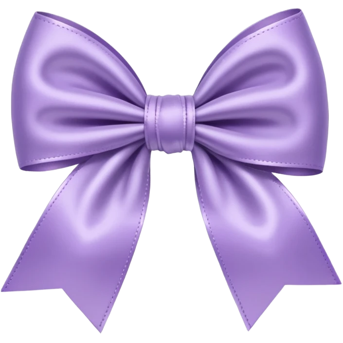 light purple bow emoji