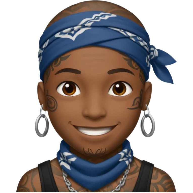A gang member  emoji
