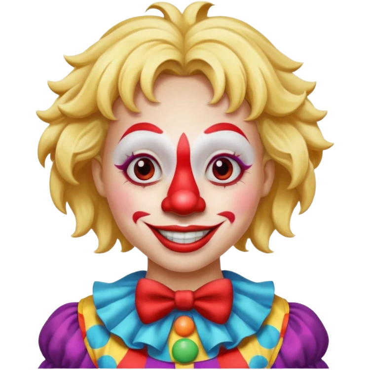 blonde clown emoji