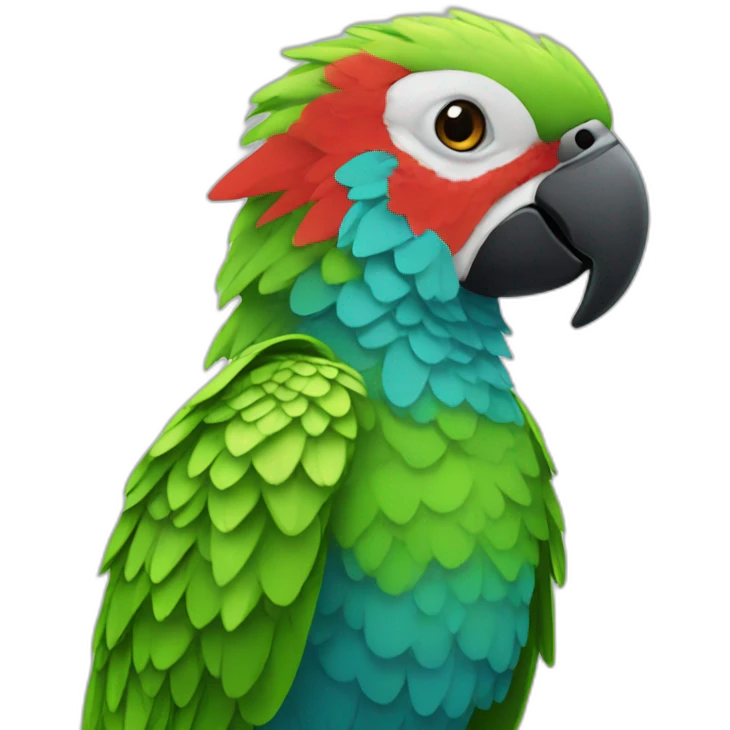 Datacom parrot emoji