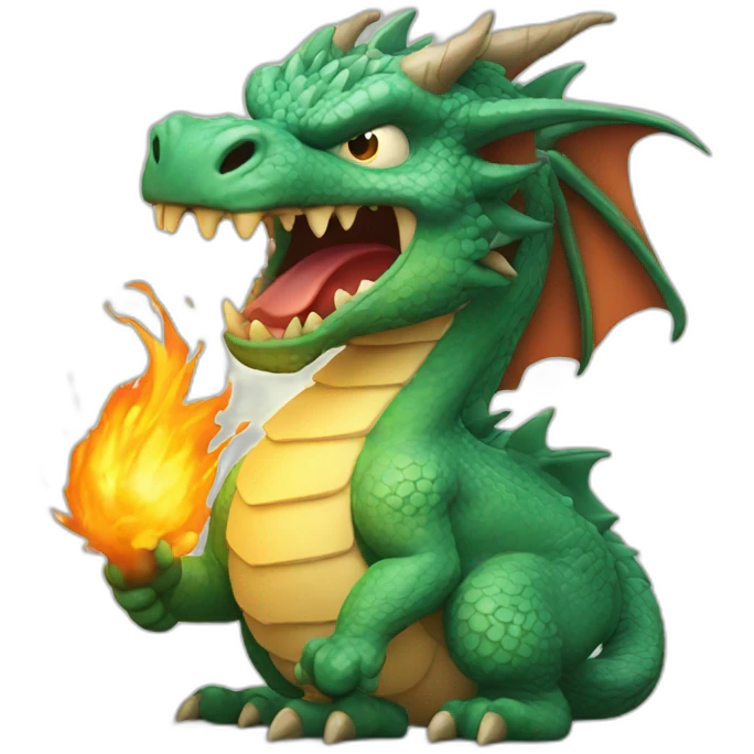 furious dragon emoji