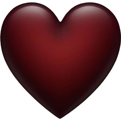 dark red heart emoji