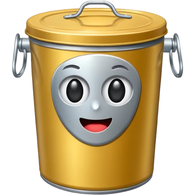 garbage tin tiny emoji