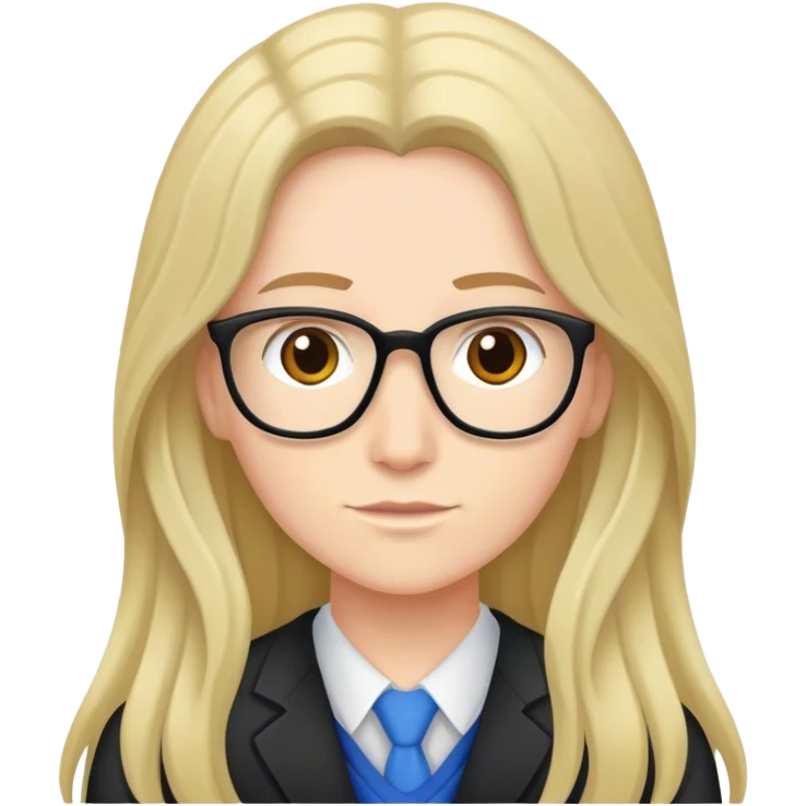 Burnet long haired school Counselor  emoji
