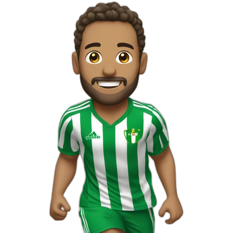 Betis player running emoji