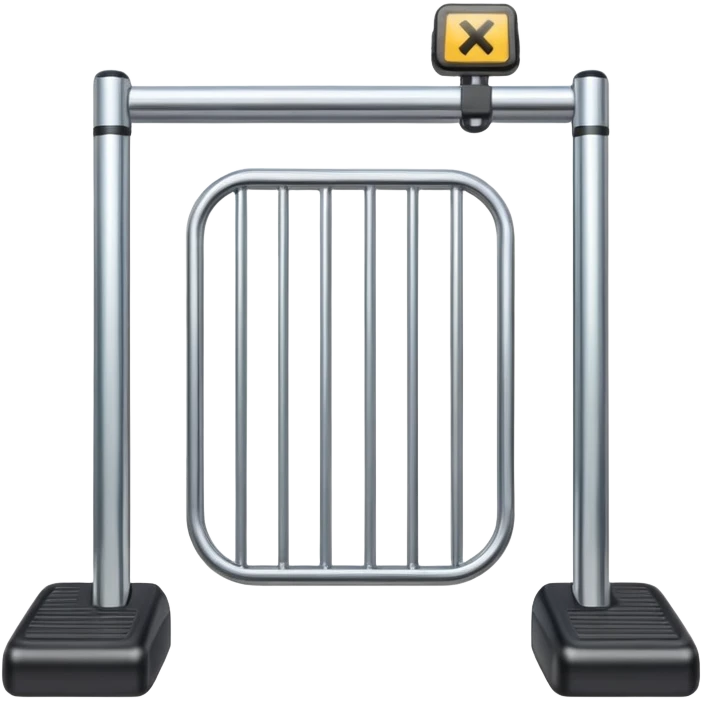 Metal detector gate emoji