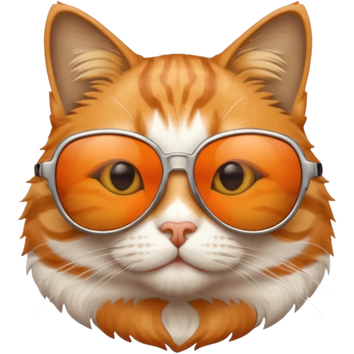 Cat wearing sunglasses emoji