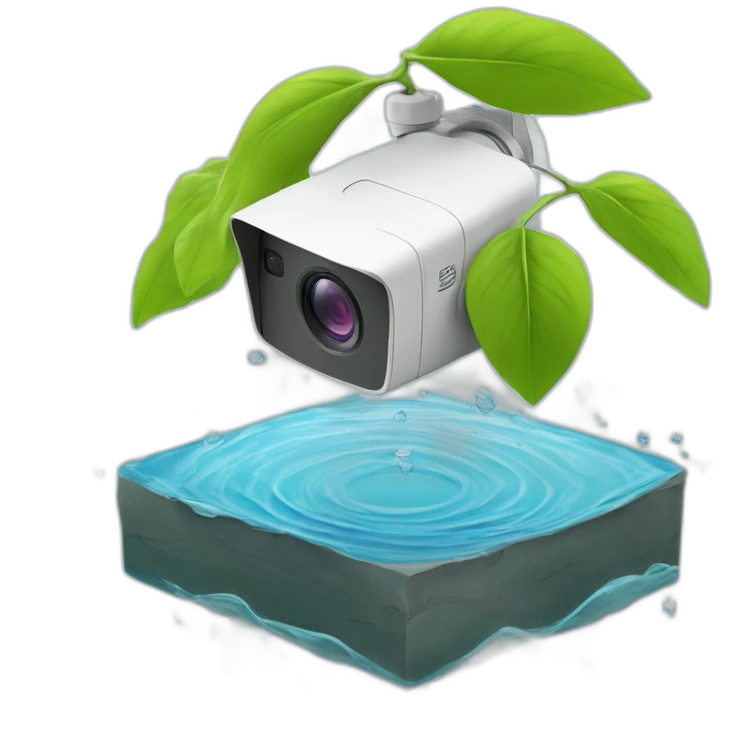security-ptz-camera-and-leaf-floating-on-water-block emoji