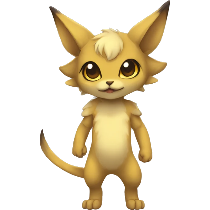 a anthro chibi-style Fakémon-hybrid full body emoji
