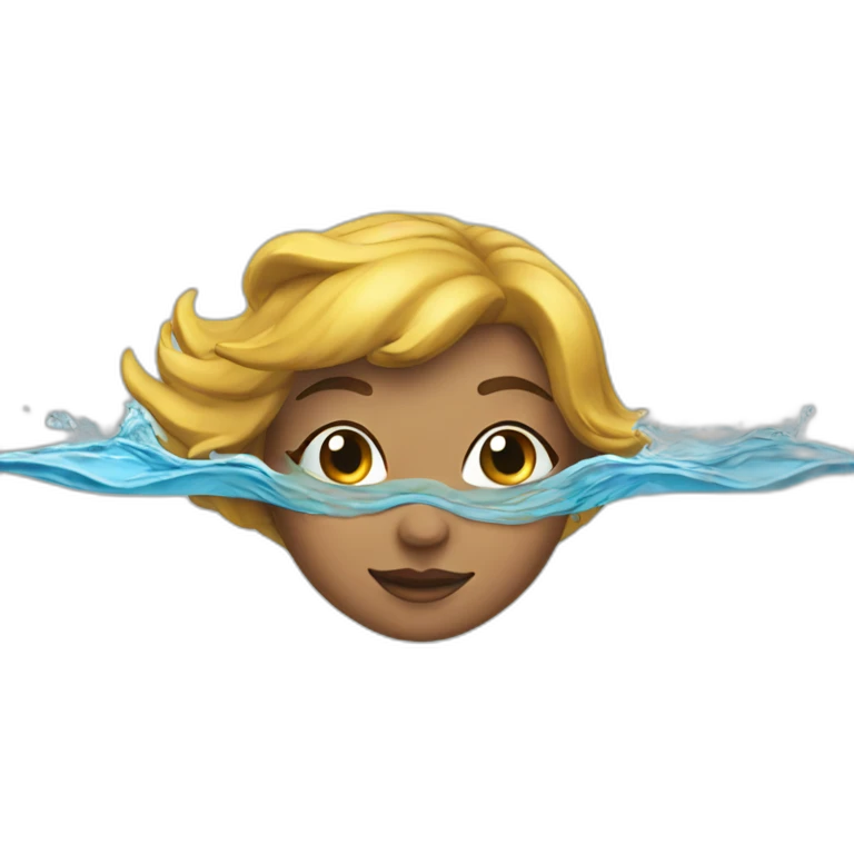 sexy girl swimming emoji