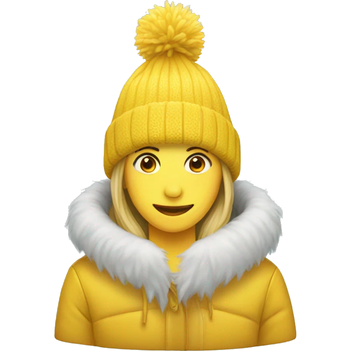 yellow winter hat emoji