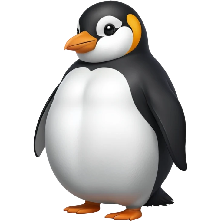 Fat penguin emoji
