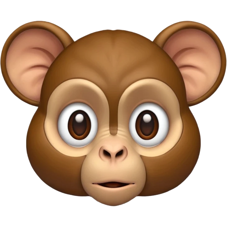 Monkey head with very very big ears emoji