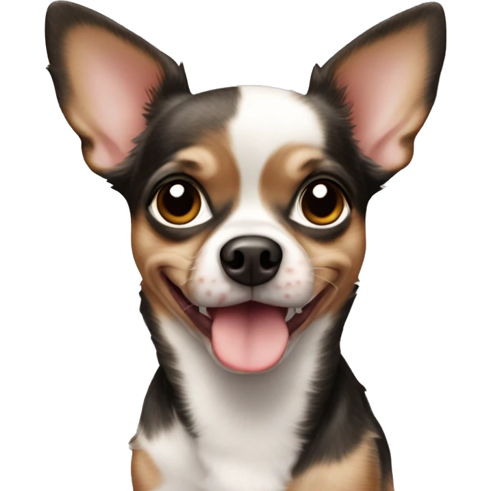 brown and black merle chihuahua  emoji