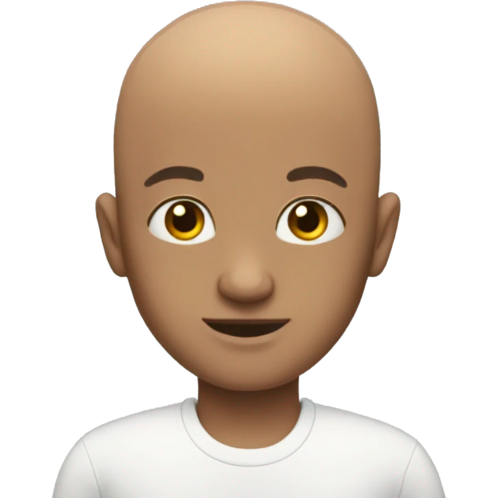 Bald  boy emoji