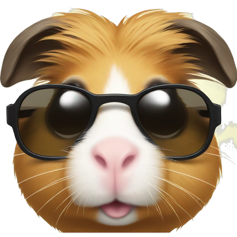 Guinea pig with sunglasses   emoji