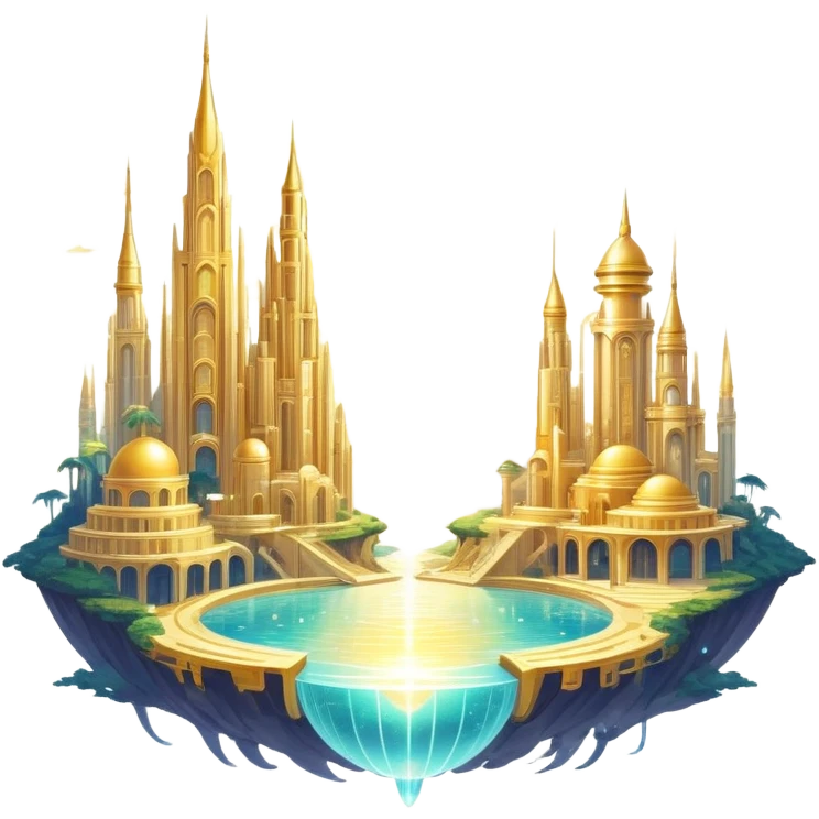 Epic divine sparkly glittery complex detailed gradients white golden bright light solarpunk sunny aesthetic-scenery emoji