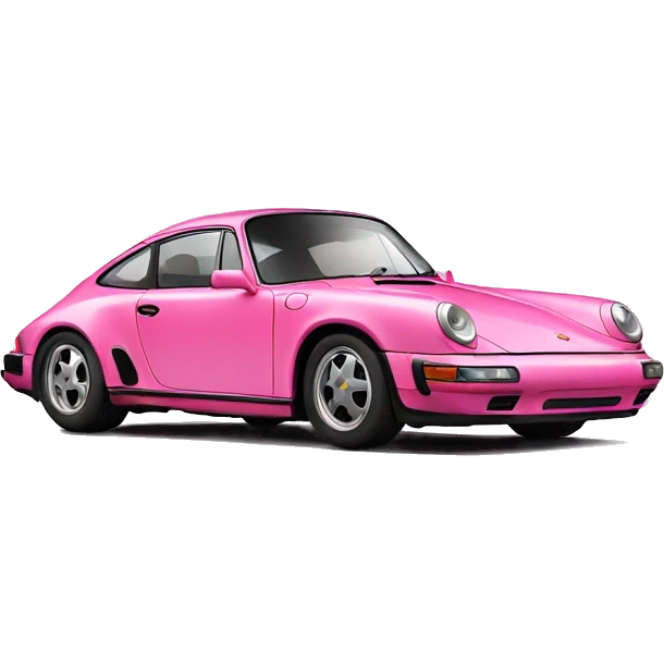 Pink porsche  emoji