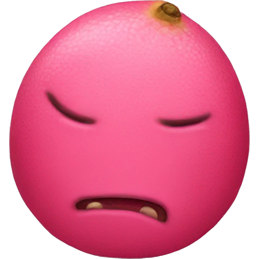 Pink lemons emoji