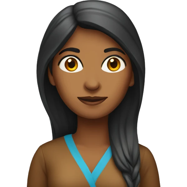 dark indian female geography teacher emoji