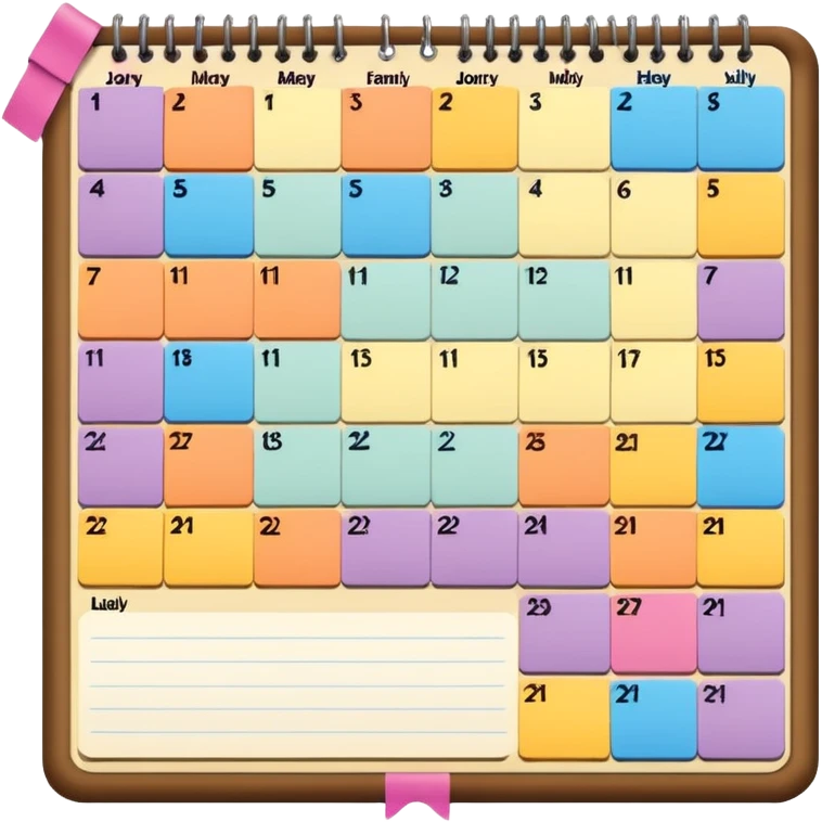 family calendar emoji