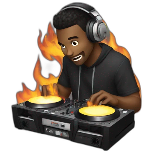 dj fire emoji