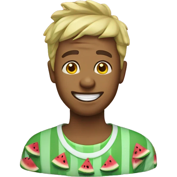 Extra watermelon gum emoji
