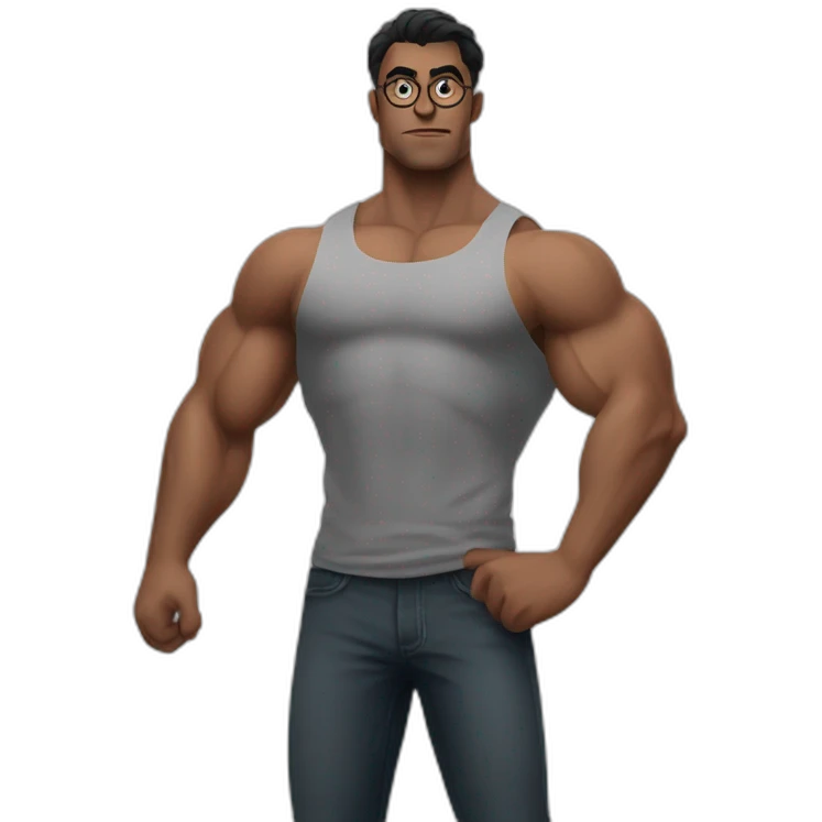 Harry potter big muscles emoji