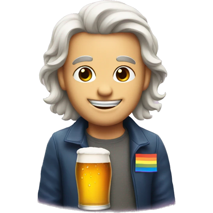 Pride beer emoji