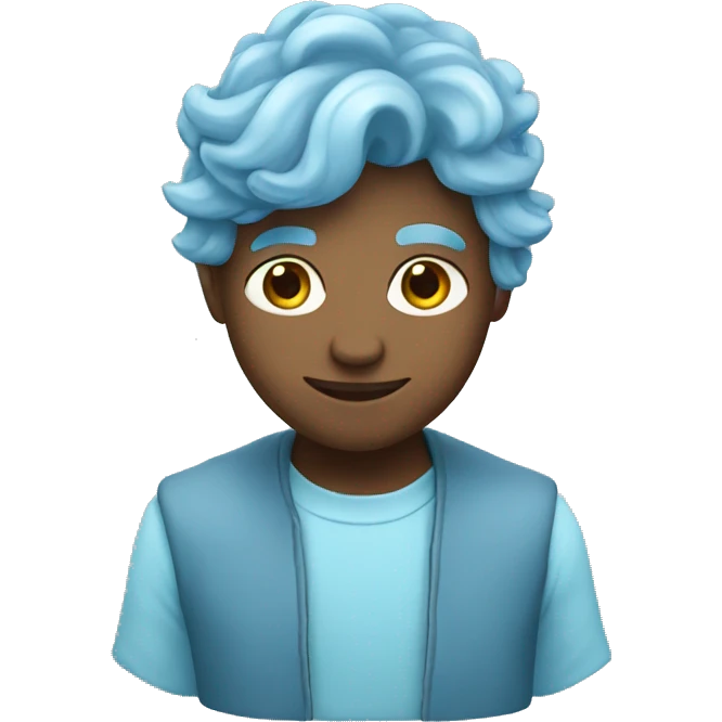 Light blue  emoji