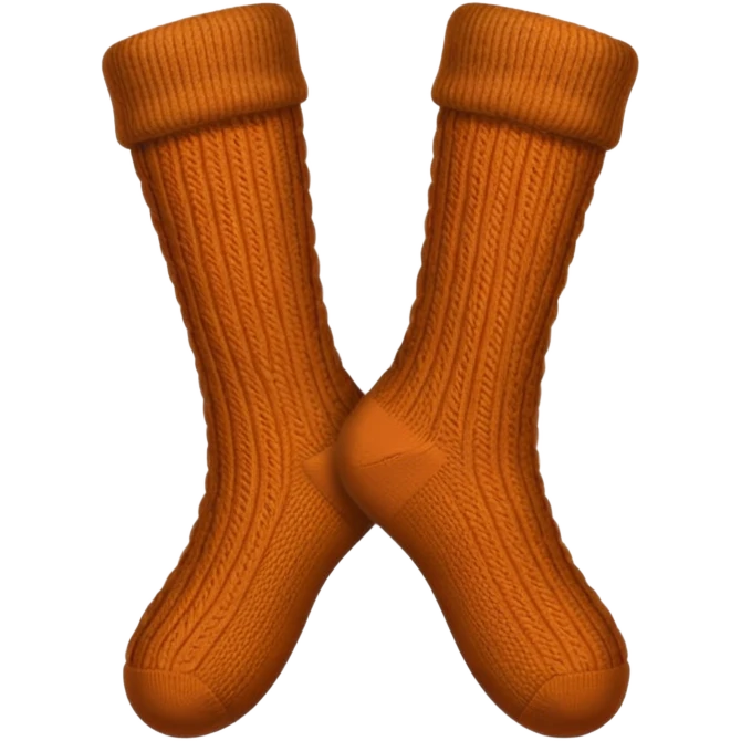 warm brown socks emoji