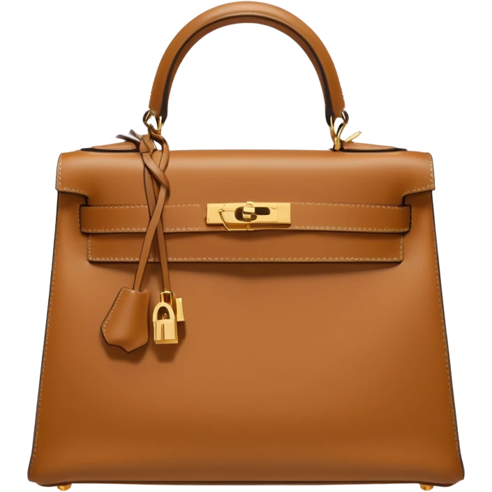 hermes kelly tan color bag  emoji