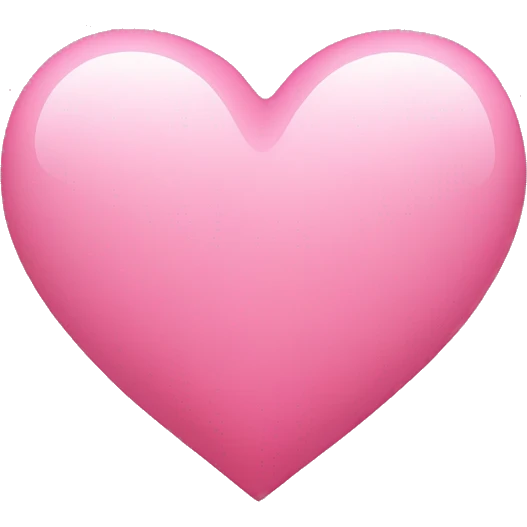 Pink heart  emoji