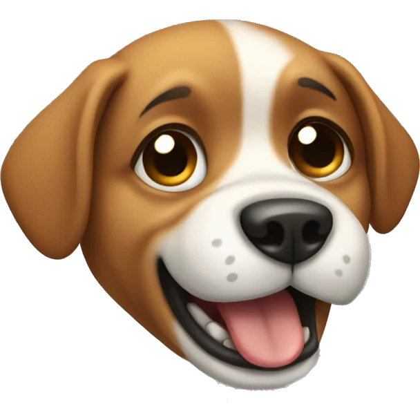 Dog crying emoji