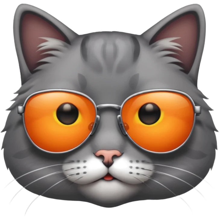Cat wearing sunglasses emoji