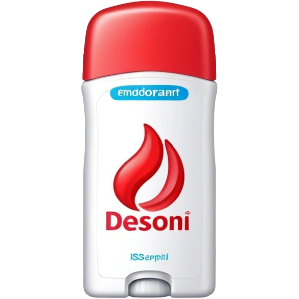red deodorant emoji