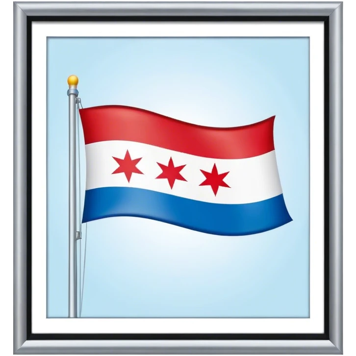 Chicago flag emoji
