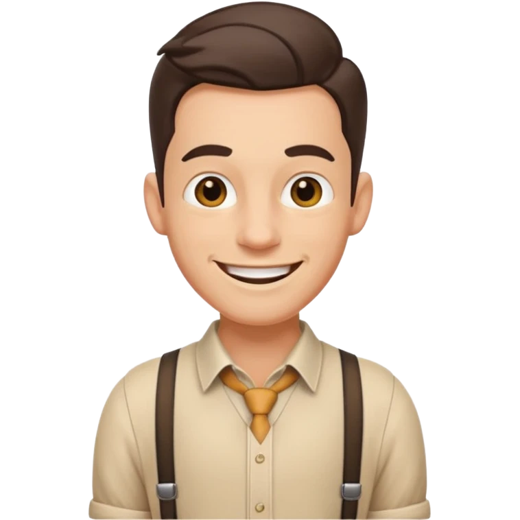 Suspenders males emoji