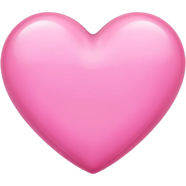 Coração rosa cute emoji